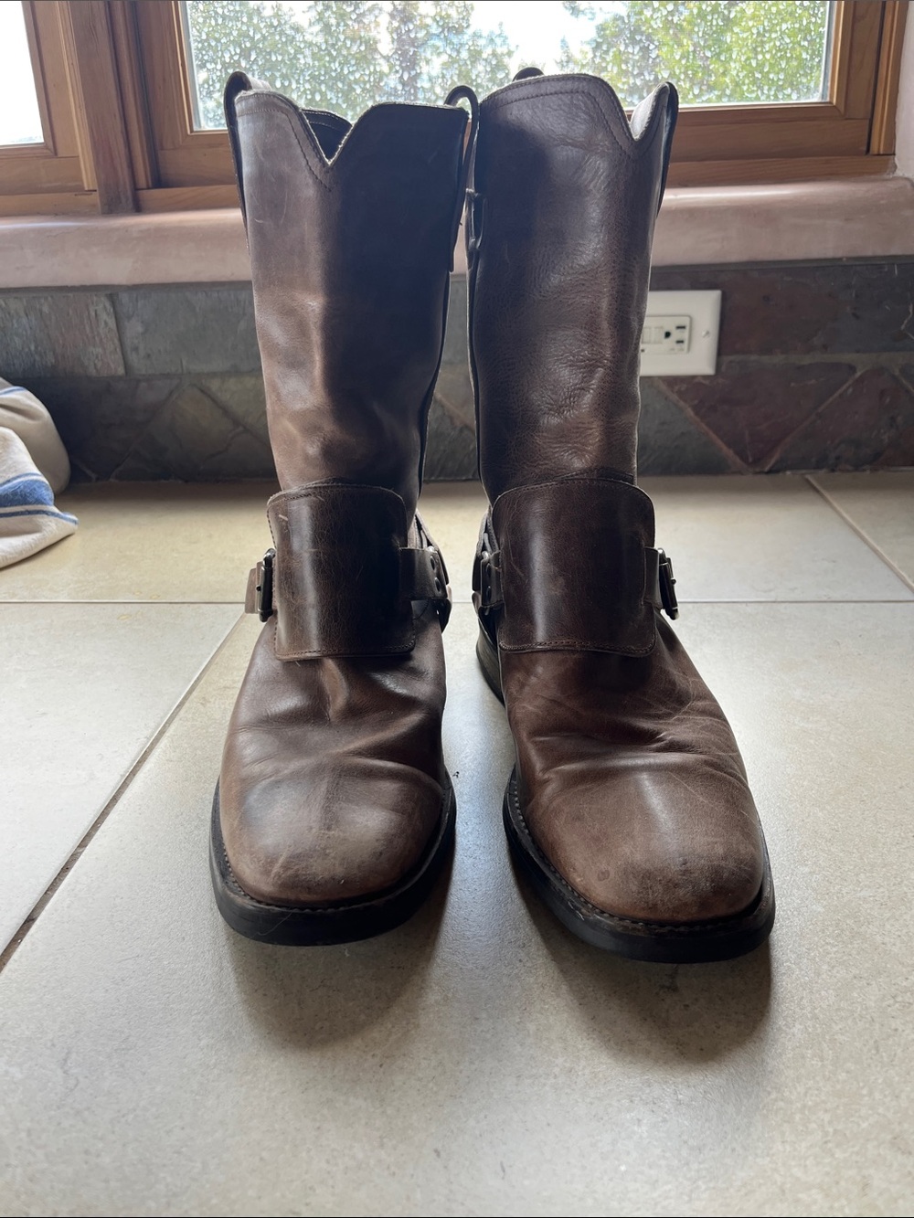 John Varvatos Engineer Boots